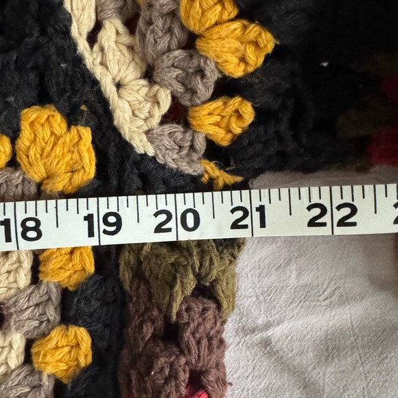 Lucky Brand Multicolor Granny Square Crochet Cardigan - NEW - Picture 10 of 10